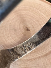 Load image into Gallery viewer, Vintage Signed Taxco TN-32 Mexico 925 Sterling Silver Genuine Turquoise & Black Onyx Hinged Clamp Cuff Bracelet