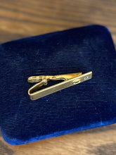 Load image into Gallery viewer, Vintage 12K Gold Filled & Diamond NY Telephone Bell System Tie Clip 25 Years Srv