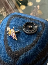 Load image into Gallery viewer, Vintage Knights of Pythias F.C.B. Fraternal Society 10k Yellow Gold Tiny Lapel or Tie Pin