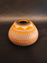 Load image into Gallery viewer, Vintage 1976 Midcentury Signed Michael Charlie Navajo Native American Clay Pottery Seed Pot or Vase