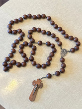 Load image into Gallery viewer, Vintage 1930s St Ann De Beaupre Large Wood Wall or Habit Rosary France Religious