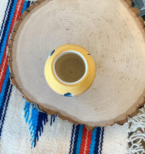 Load image into Gallery viewer, Blackhorse Navajo Handpainted Pottery Mini Vase Sunset Scene Native American