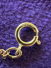 Load image into Gallery viewer, Vintage Signed Carl-Art 14KT GF Gold Filled Dainty Double Heart Bracelet 5.75"
