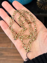Load image into Gallery viewer, Vintage Art Deco Signed WL Walter Lampl 12K GF Gold Filled Specialty Chain 15.25