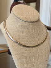Load image into Gallery viewer, Vintage 1990s Signed HAN 925 ITALY Sterling Silver 6mm Omega Chain Necklace 17"