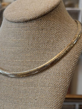 Load image into Gallery viewer, Vintage 1990s Signed HAN 925 ITALY Sterling Silver 6mm Omega Chain Necklace 17"