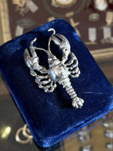Load image into Gallery viewer, Vintage Midcentury Solid Sterling Silver Lobster Brooch Pin 17.09g