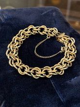 Load image into Gallery viewer, Vintage Signed JB Jacoby Bender 12kt Gold Filled Charm Starter Bracelet 7.25"