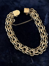 Load image into Gallery viewer, Vintage Signed JB Jacoby Bender 12kt Gold Filled Charm Starter Bracelet 7.25"