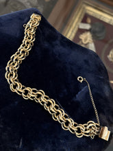 Load image into Gallery viewer, Vintage Signed JB Jacoby Bender 12kt Gold Filled Charm Starter Bracelet 7.25"