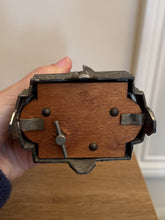 Load image into Gallery viewer, Antique 1900s French St. Anne de Beaupre Souvenir Metal Music Box Statue Working