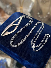 Load image into Gallery viewer, Vintage ORB Otto Rob Bade Sterling Silver Modernist Boomerang Pendant Necklace