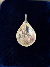 Load image into Gallery viewer, Vintage Native American Sterling Silver Genuine Turquoise Teardrop Pendant