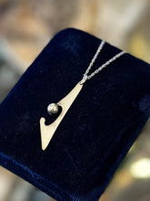Load image into Gallery viewer, Vintage ORB Otto Robert Bade Sterling Silver Modernist Abstract Pendant Necklace