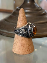 Load image into Gallery viewer, Vintage 1977 Sterling Silver Jamaica High School Jamaica Queens NY Class Ring US 9.5