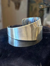 Load image into Gallery viewer, Vintage 1950s REBAJES Sterling Silver Modernist Sculptural Wide Cuff Bracelet