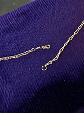 Load image into Gallery viewer, Vintage Gold Filled Wire Wrapped Pearl Cross Pendant Necklace Hook Closure 15"