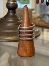 Load image into Gallery viewer, Vintage Sterling Silver Chunky Silverware Utensil Fork Ring Unisex US 12 1/2