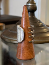 Load image into Gallery viewer, Vintage Sterling Silver Chunky Silverware Utensil Fork Ring Unisex US 13 1/4