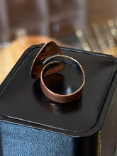 Load image into Gallery viewer, Vintage 1960s ORB Otto Robert Bade Copper Dimensional Triangle Ring Adjustable