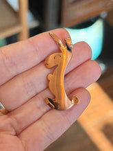 Load image into Gallery viewer, Vintage 1960s ORB Otto Robert Bade Hand Wrought Solid Copper Bunny Brooch Pin