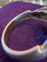 Load image into Gallery viewer, Vintage Chunky Sterling Silver Irish Claddagh Unisex Ring US 6.25