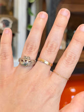 Load image into Gallery viewer, Vintage Chunky Sterling Silver Irish Claddagh Unisex Ring US 6.25