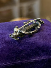 Load image into Gallery viewer, Antique 1800s Victorian English Hallmark Sterling Silver & Gold Filled Bar Pin