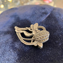 Load image into Gallery viewer, Sterling Silver Vintage Art Nouveau Revival Fairy Nymph Brooch Pin | Tulip