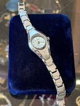 Load image into Gallery viewer, Vintage 1990s Y2K Gucci Silver Tone Bubble Watch Baby Blue Quartz Women's Watch