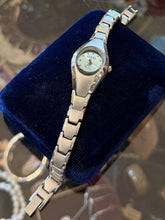 Load image into Gallery viewer, Vintage 1990s Y2K Gucci Silver Tone Bubble Watch Baby Blue Quartz Women's Watch