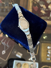 Load image into Gallery viewer, Vintage 1990s Y2K Gucci Silver Tone Bubble Watch Baby Blue Quartz Women's Watch
