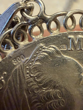 Load image into Gallery viewer, VTG 800 Silver Maria Theresa Thaler Austria Coin on 835 Silver Chain Necklace