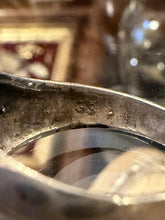 Load image into Gallery viewer, Vintage Southwestern Art Deco Revival Sterling Silver Tiger's Eye Ring US 10.25
