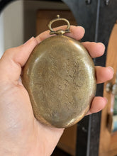 Load image into Gallery viewer, Antique Victorian 1870 Mourning Hand Tinted Woman Portrait Engraved Brass Frame