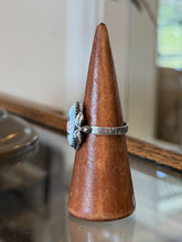 Load image into Gallery viewer, Vintage MKB Russian Finift Hand Painted Porcelain Enamel Silver Ring US 10.25