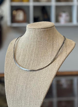 Load image into Gallery viewer, Vintage Solid Sterling Silver Modernist Collar Choker Necklace
