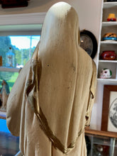 Load image into Gallery viewer, RARE Vintage Midcentury Our Lady of Lourdes Hand Painted Chalkware Statue