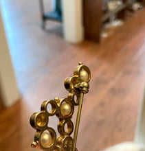 Load image into Gallery viewer, Vintage Postmodern Sterling Silver 18K Yellow Gold Pearl Two Tone Bubble Brooch