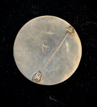 Load image into Gallery viewer, Vintage 1970s Taxco Mexico CPR Sterling Silver Turquoise Copper Sun Face Brooch