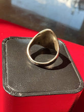 Load image into Gallery viewer, Vintage Old Pawn Sterling Silver Turquoise Inlay Southwestern Ring US 8