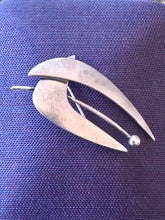 Load image into Gallery viewer, Vintage 1960s Midcentury ORB Otto Robert Bade Sterling Silver Modernist Brooch
