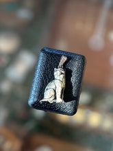 Load image into Gallery viewer, Vintage Solid Sterling Silver Sitting Cat Pendant Charm Heavy 18.35grams
