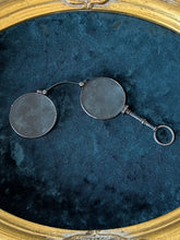 Load image into Gallery viewer, Antique 19th Century Victorian German Gunmetal Expandable Lorgnette Glasses Eyeglasses
