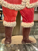 Load image into Gallery viewer, Vintage 1940s German Christmas Embossed Die Cut Cardboard Santa Claus Standup Decoration | Made in Germany
