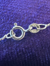 Load image into Gallery viewer, Vintage Signed BEAU Sterling Silver Engraved Rose Charm Holder Pendant Necklace 18.25”
