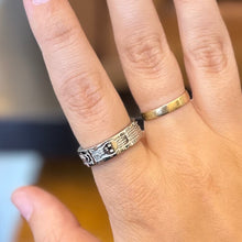 Load image into Gallery viewer, Memento Mori Skeleton Mourning Rings | Stainless Steel | Gold or Silver Tone
