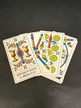 Load image into Gallery viewer, Vintage Tarot Cards 1970 Switzerland AG Muller + CIE Complete with Instructions
