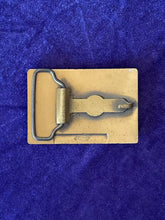 Load image into Gallery viewer, Vintage Signed KLITZNER USA Masonic Freemason Solid Brass Belt Buckle
