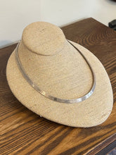 Load image into Gallery viewer, Vintage 1990s 925 ITALY Sterling Silver 6mm Omega Chain Necklace 18”
